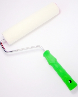 Kurzflor Velourrolle, Lackierwalze 25 cm mit Bügel